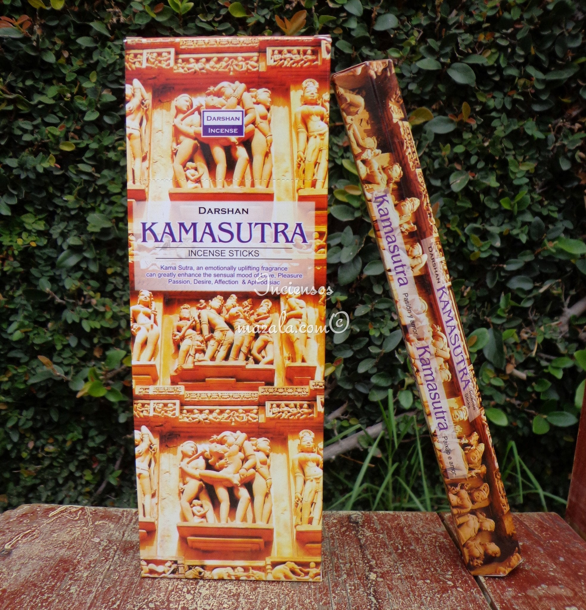 20 Varitas Incienso Hexagonal Darshan Kamasutra.