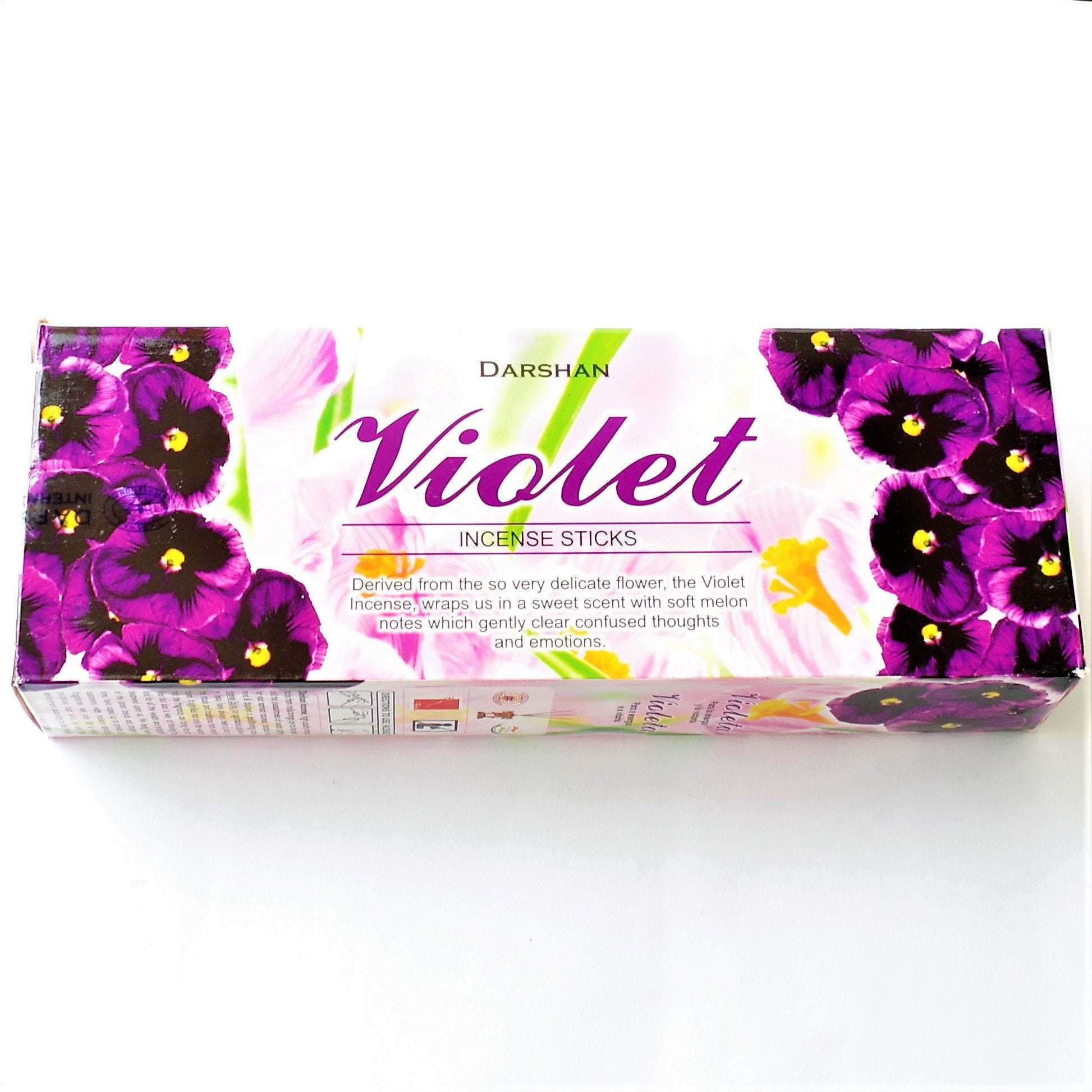 Caja de Incienso Darshan Violeta
