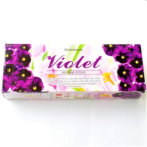 Caja de Incienso Darshan Violeta