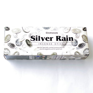 Caja de Incienso Darshan Lluvia de Plata