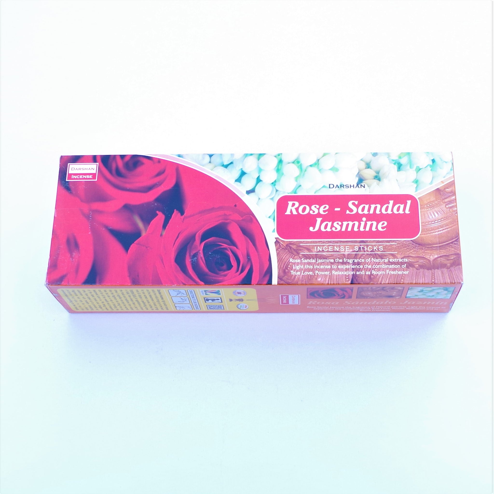 Incienso Darshan Rosa Sándalo Jazmín (Rose Sandal Jasmine)